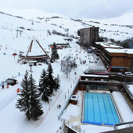 Confortable Skis Aux Pieds 4 Pers Balcon - Fr-1-267-298 * Le Corbier
